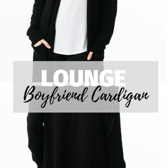 zyia lounge boyfriend cardigan